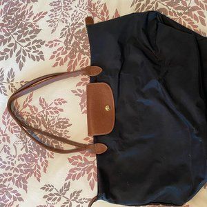 Black Le Pliage Longchamp Bag